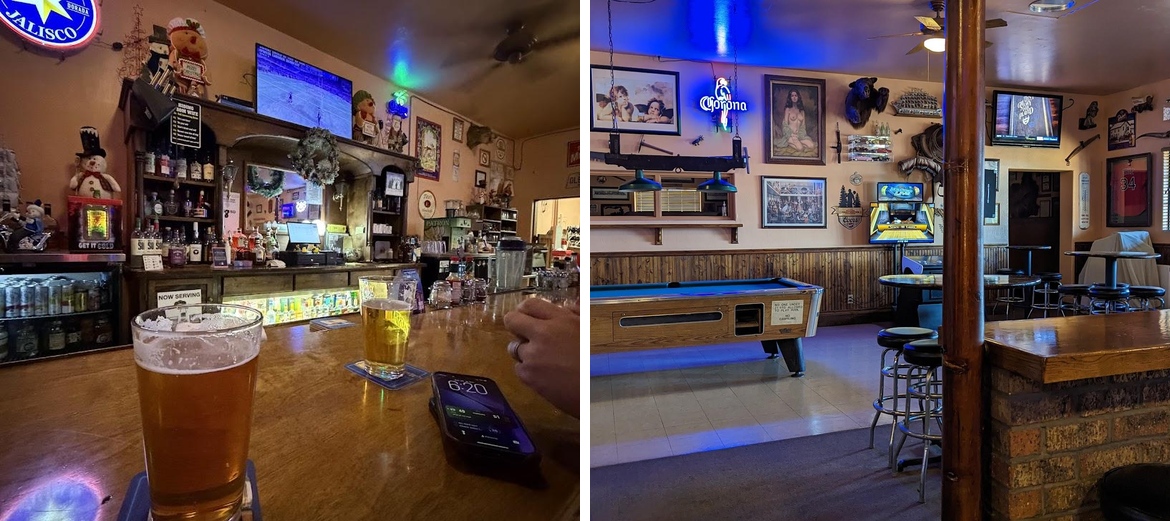 Johnny Ringo's Bar Menu